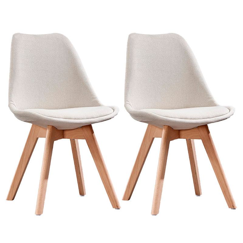 Sedia sala da pranzo in stile contemporaneo sedia solida senza bracciole per cucina