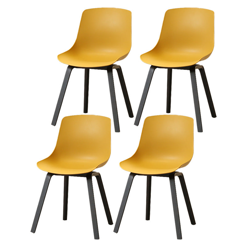 Sedie sala da pranzo in stile contemporaneo sedia solida a bracciole con gambe in legno