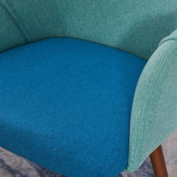 Nordic Style Solid Wood Dining Room Chair Upholstered Arm Chair for Home Use