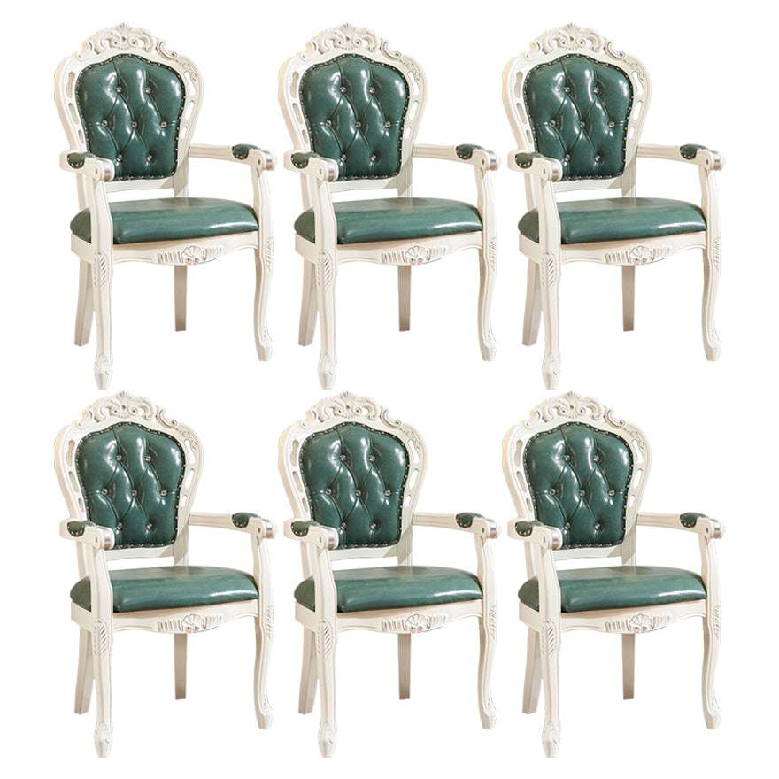 Upholstered European Style Dining Arm Chair Open Dining Chair for Restaurant