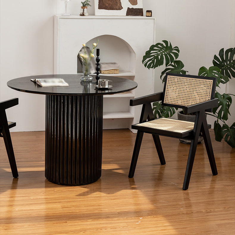 Chaise de salle à manger de style contemporain Solide Solid Wabel