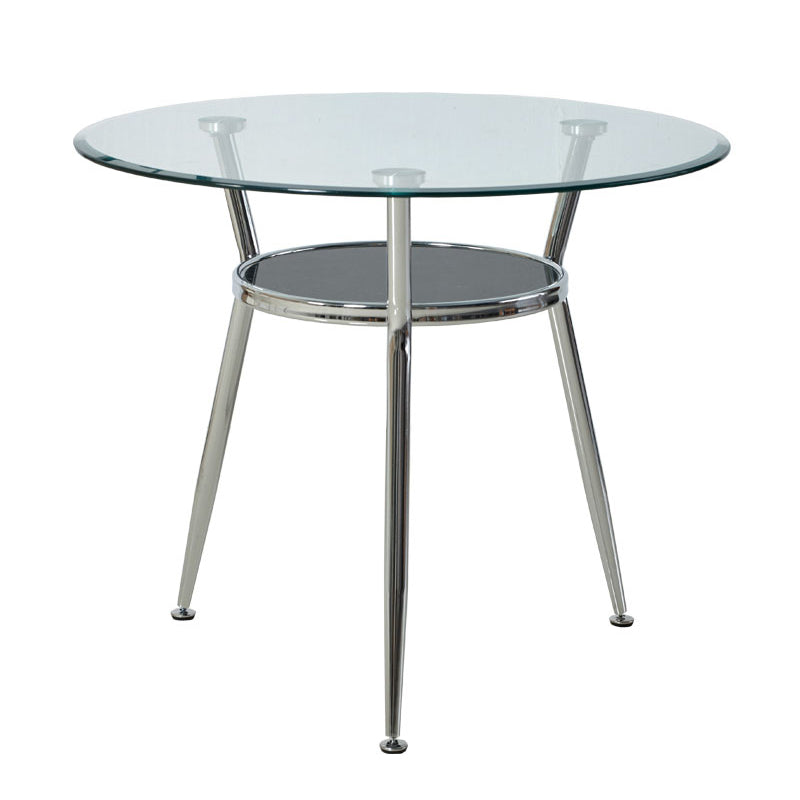 Simplicity Dining Site Table Tempered Glass Dining Room Home Furniture