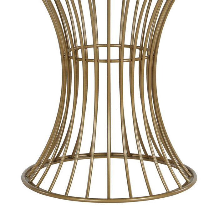 Modern Style Tempered Glass Dining Table Single Pedestal Base Round Table