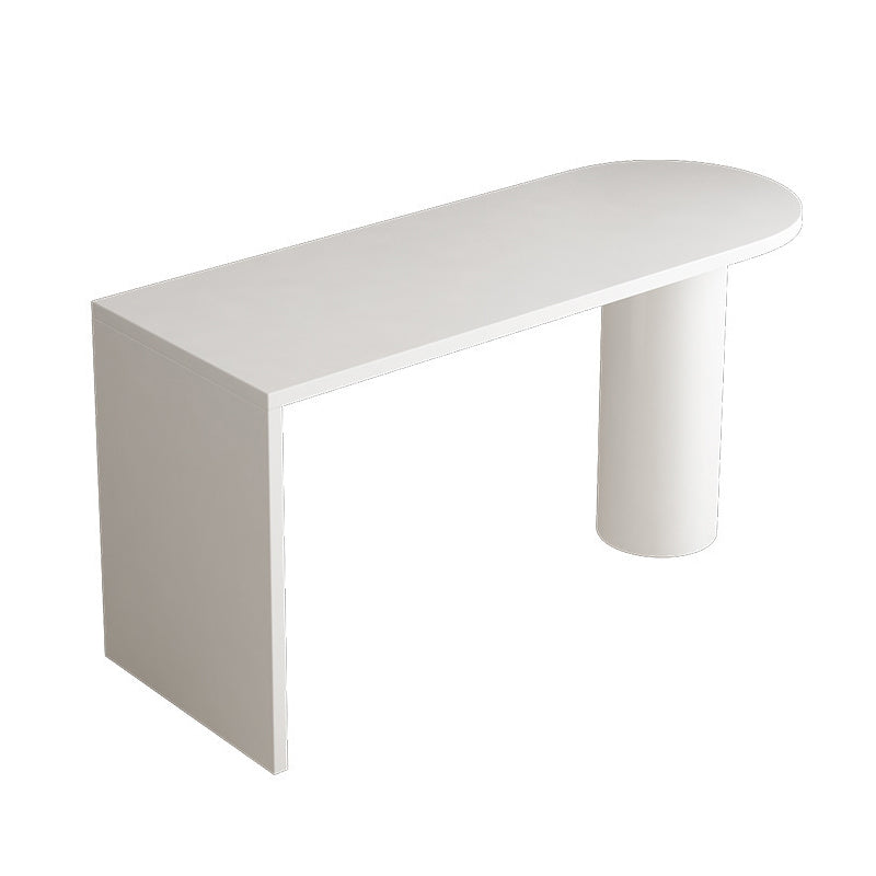 Eigentijdse eettafel dennen vaste houten tafel met dubbele voetstuk voor eetkamer