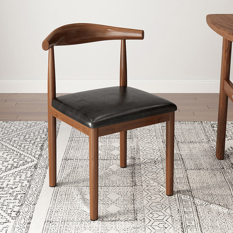 Contemporary Style Metal Chair Kitchen Dining Room Open Back Side Chairs