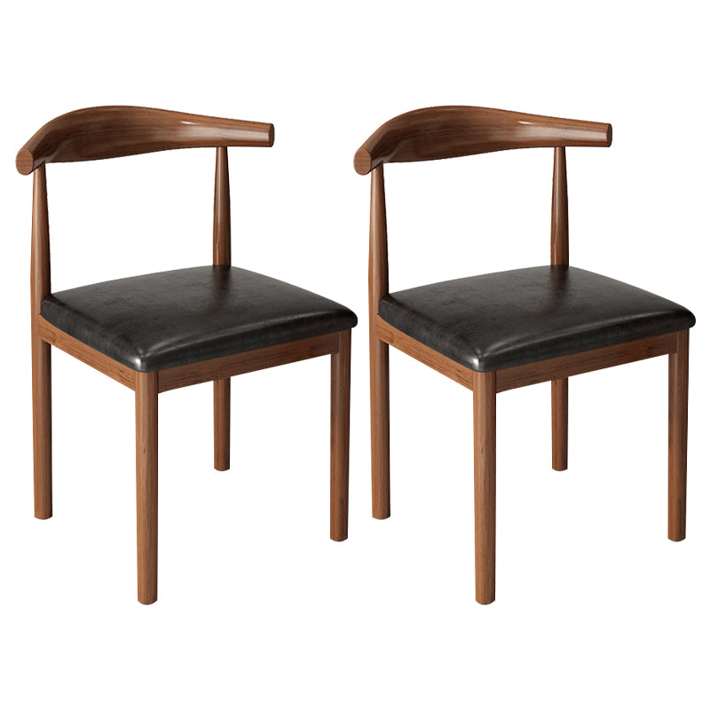 Contemporary Style Metal Chair Kitchen Dining Room Open Back Side Chairs