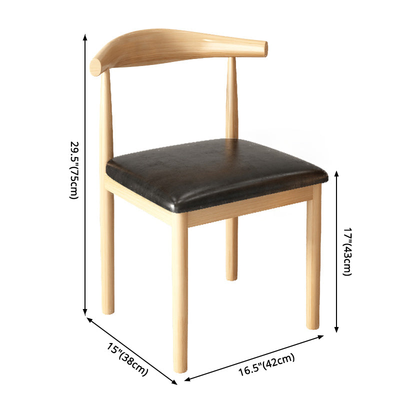 Contemporary Style Metal Chair Kitchen Dining Room Open Back Side Chairs