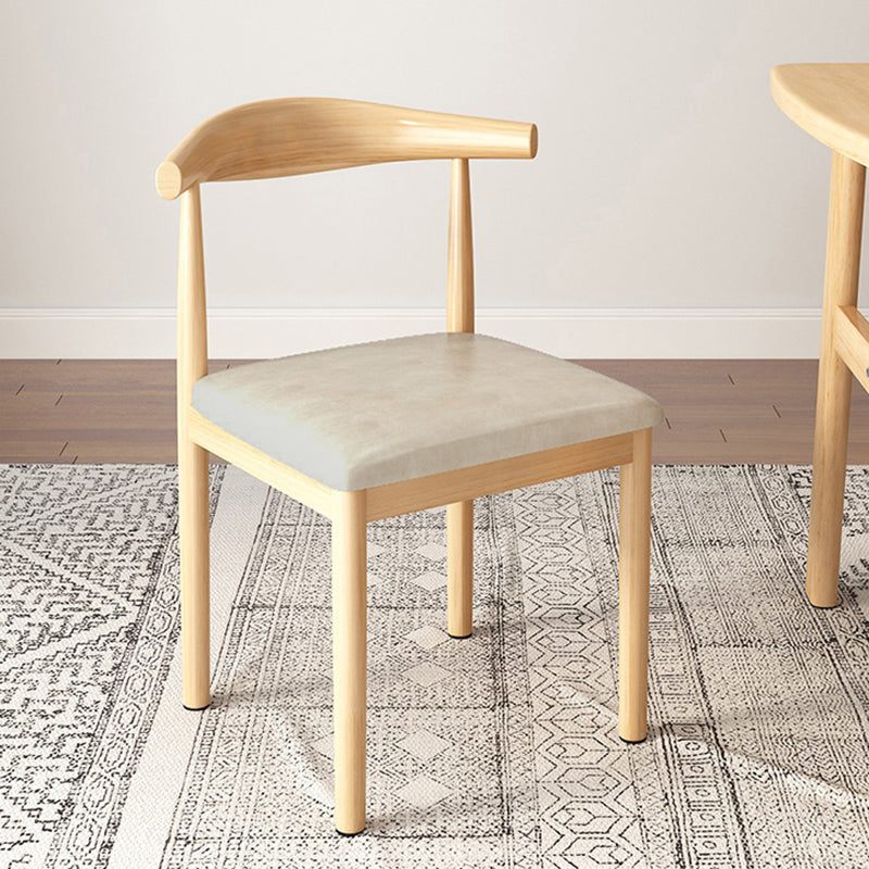 Contemporary Style Metal Chair Kitchen Dining Room Open Back Side Chairs