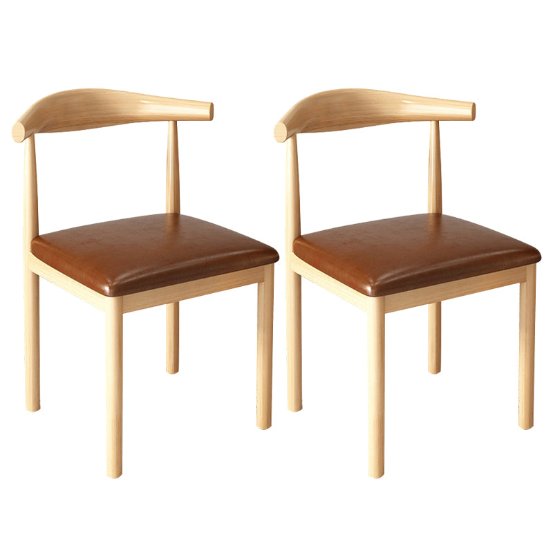 Contemporary Style Metal Chair Kitchen Dining Room Open Back Side Chairs