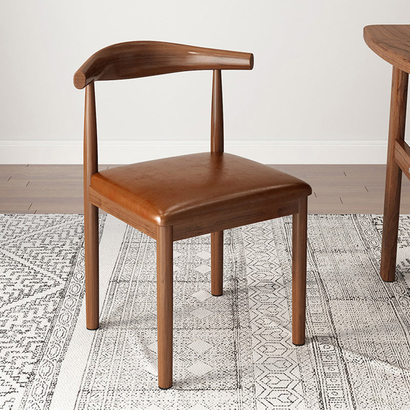 Contemporary Style Metal Chair Kitchen Dining Room Open Back Side Chairs