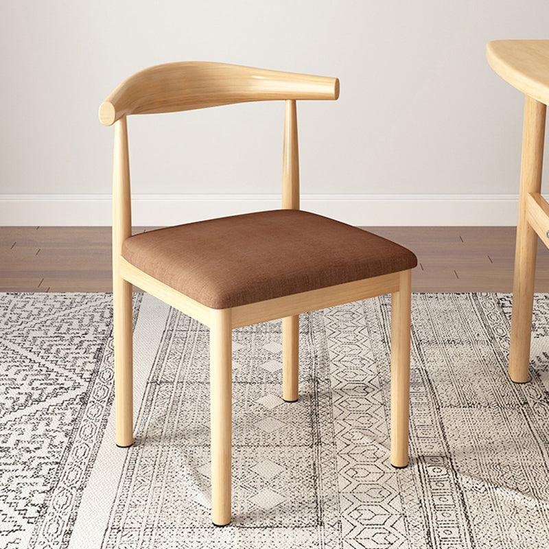 Contemporary Style Metal Chair Kitchen Dining Room Open Back Side Chairs