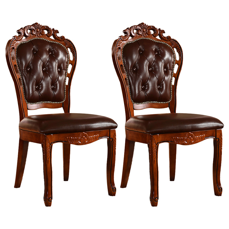 Chaise de salle à manger de style victorien en bois