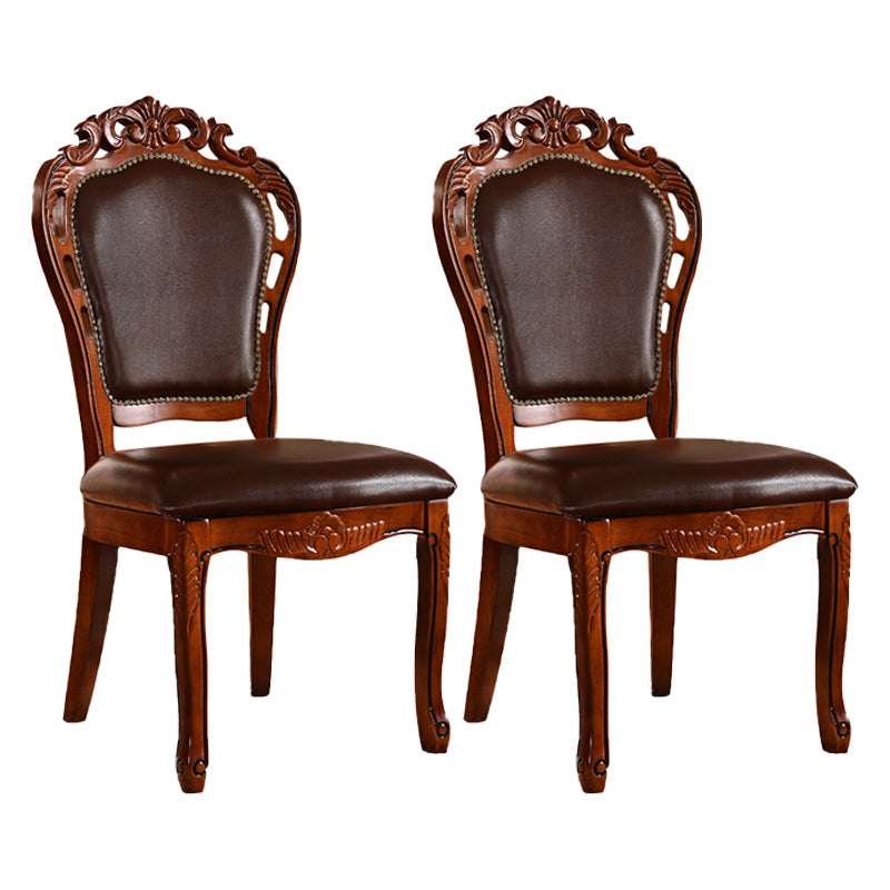 Chaise de salle à manger de style victorien en bois