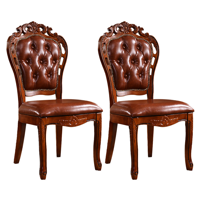 Chaise de salle à manger de style victorien en bois
