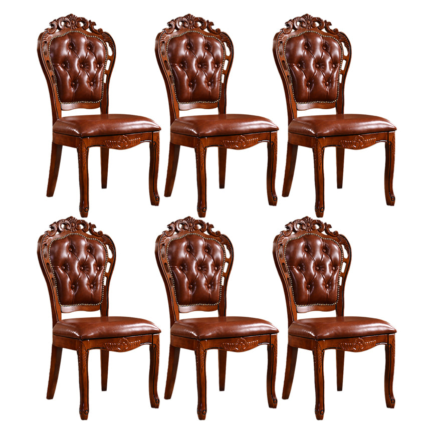 Chaise de salle à manger de style victorien en bois