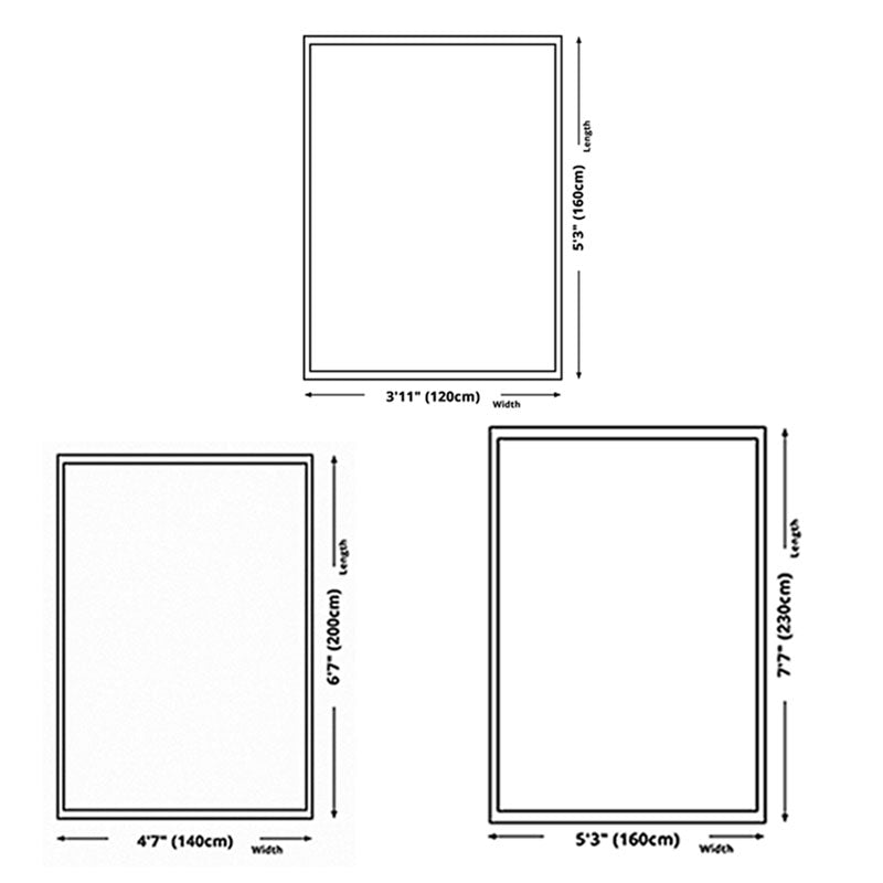 Fancy Modern Carpet Grey Color Block Carpet Non-Slip Backing Carpet for Home Decoration