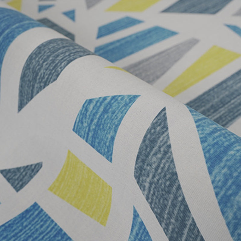 Black Nordic Rug Polyester Color Block Rug Non-Slip Backing Rug for Home Decor