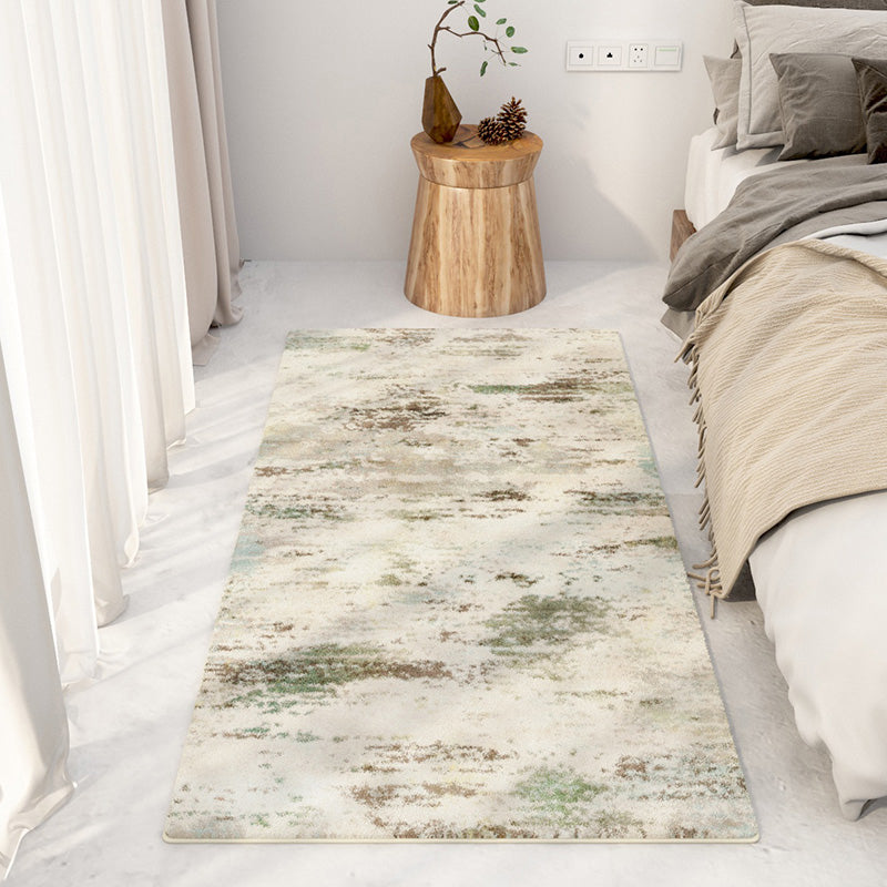 Grey Modern Carpet Polyester Graphic Carpet Non-Slip Backing Carpet for Living Room