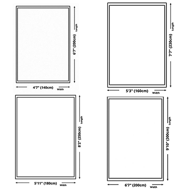 Light Pink Casual Rug Polyester Color Block Rug Washable Indoor Rug for Living Room