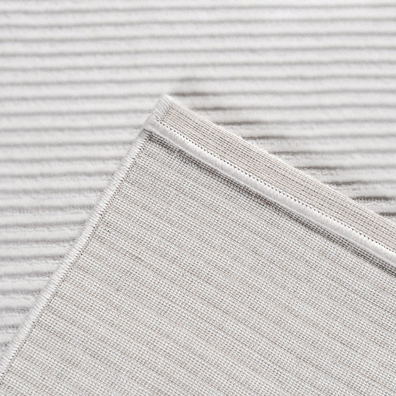 Grey Living Room Area Carpet Pure Color Polyester Area Rug Easy Care Washable Rug