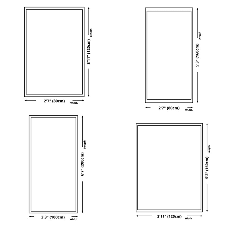 Fashionable Simple Carpet Orange Color Block Carpet Washable Carpet for Living Room