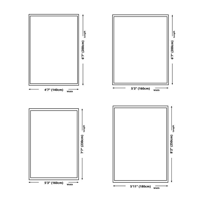 Luxury Houndstooth Print Carpet Polyester Rug Non-Slip Backing Area Carpet for Living Room