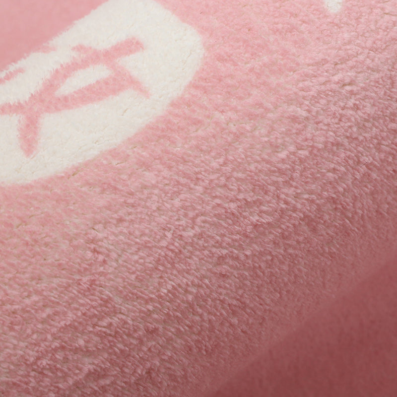 Contemporary Flamingos Print Carpet Polyester Area Rug Non-Slip Backing Indoor Carpet for Bedroom