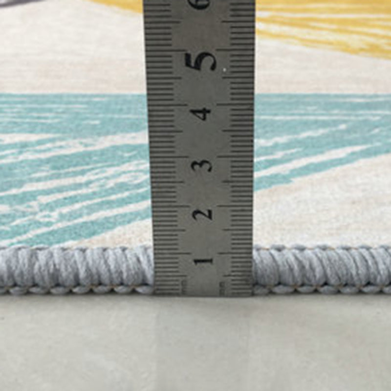 Fancy Nordic Area Rug Washable Indoor Rug Polyester Non-Slip Area Carpet for Living Room