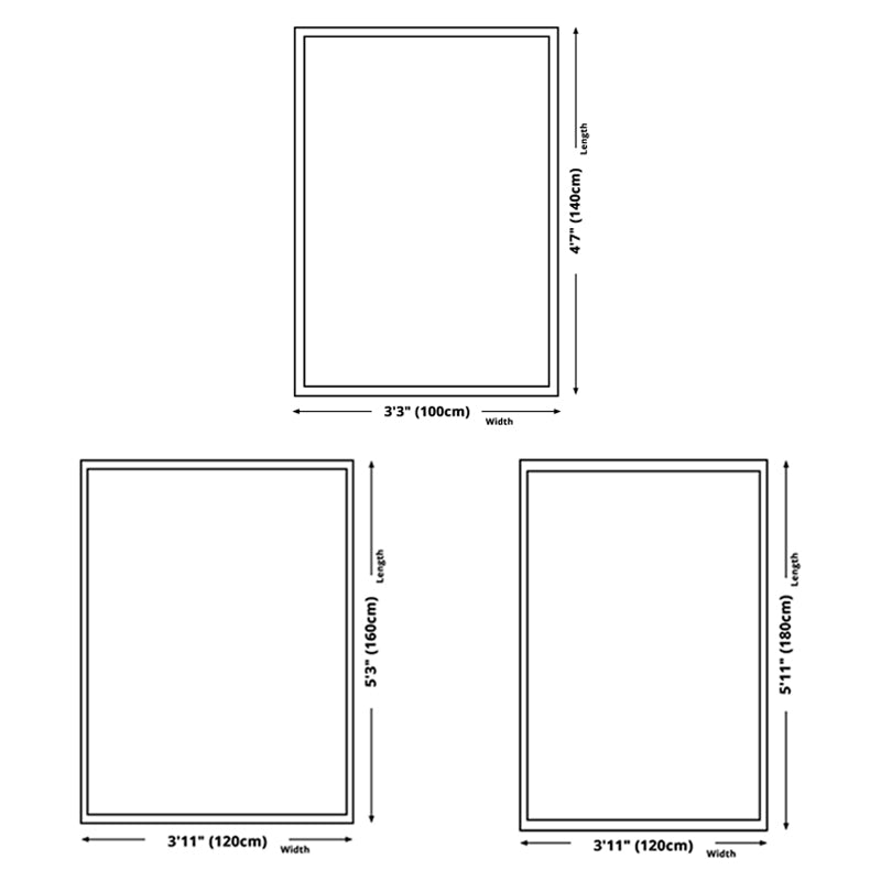 Khaki Tone Area Carpet Modern Indoor Rug Polyester Washable Carpet with Non-Slip Backing