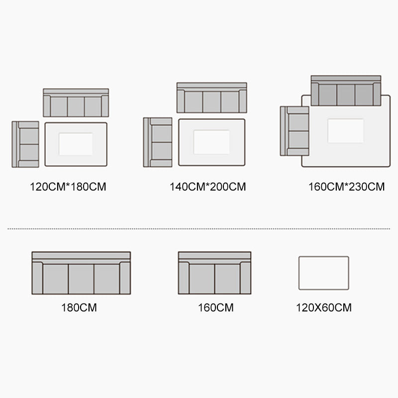 Khaki Tone Area Carpet Modern Indoor Rug Polyester Washable Carpet with Non-Slip Backing