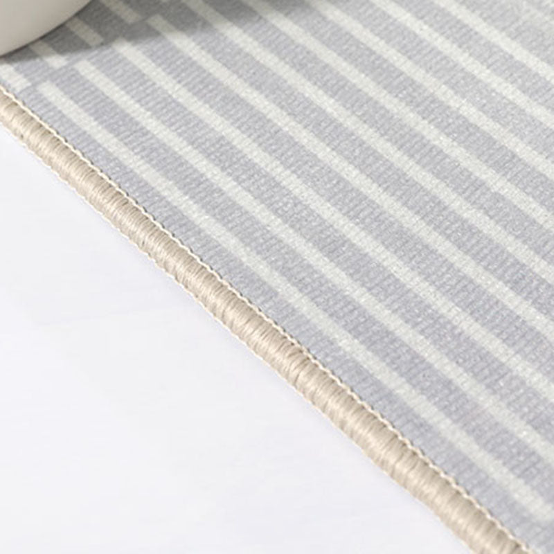 Stylish Modern Area Rug Geometric Pattern Polyester Area Carpet Easy Care Rug for Home Decor