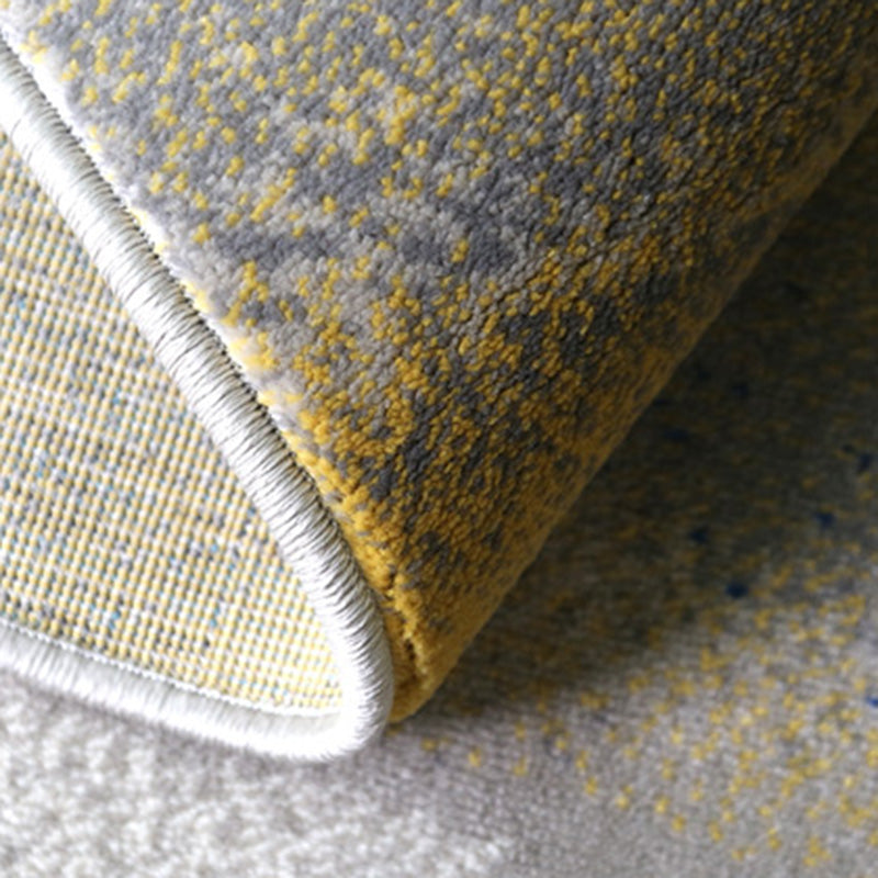 Gold Line Carpet Polyester Modern Carpet Washable Carpet for Living Room