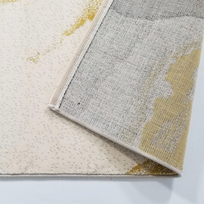 Gold Line Carpet Polyester Modern Carpet Washable Carpet for Living Room