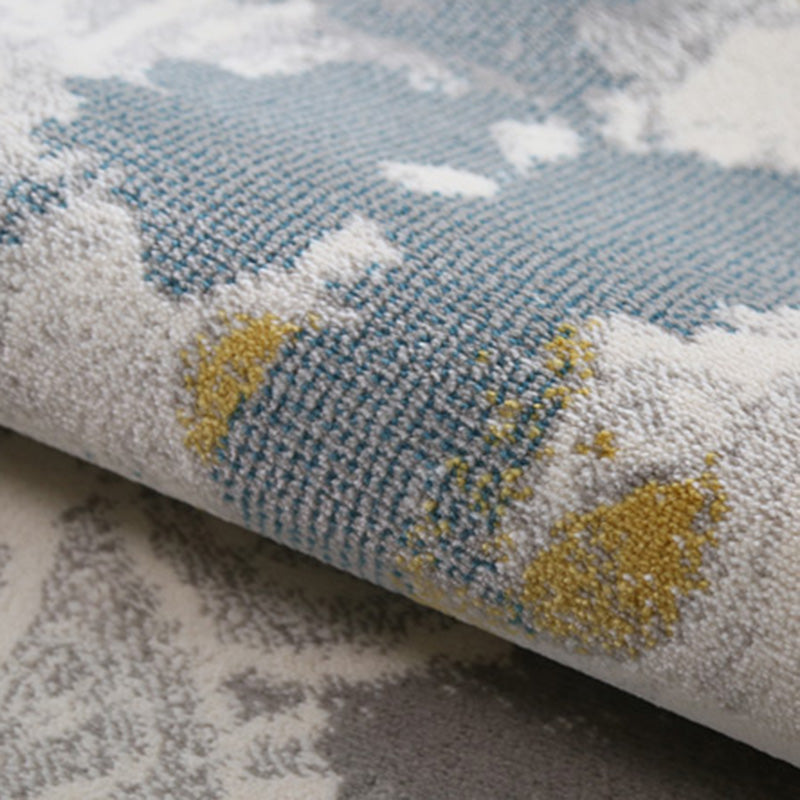 Gold Line Carpet Polyester Modern Carpet Washable Carpet for Living Room