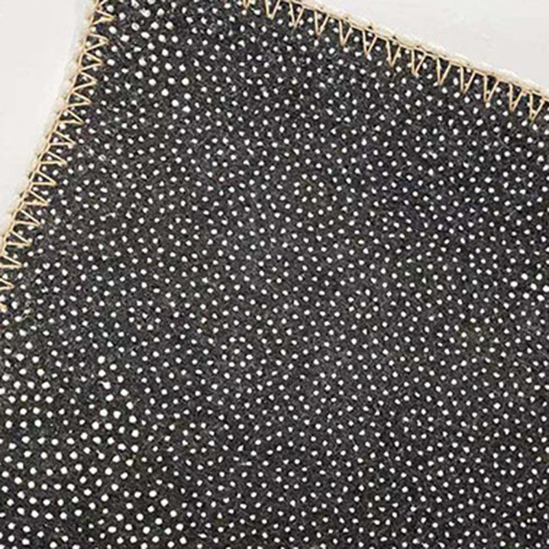 Light Grey Modern Carpet Polyester Graphic Carpet Washable Area Carpet for Living Room