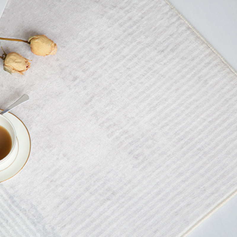 Grey Modern Area Carpet Tie-Dye Pattern Polyester Area Rug Anti-Slip Washable Rug for Home Decor