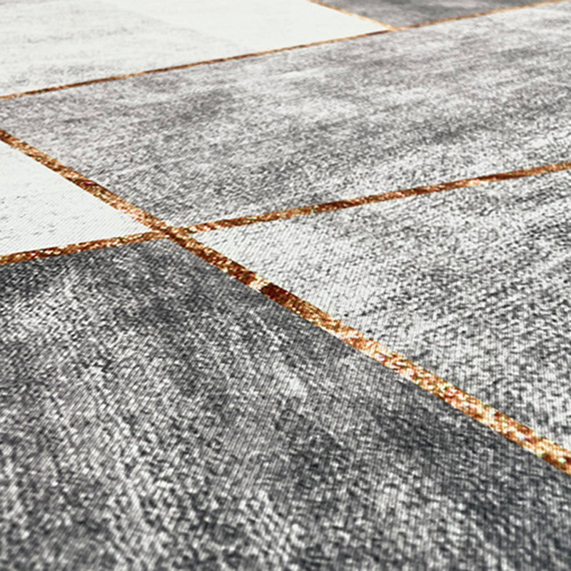 Pink Simplicity Carpet Polyester Color Block Carpet Stain Resistant Carpet for Drawing Room