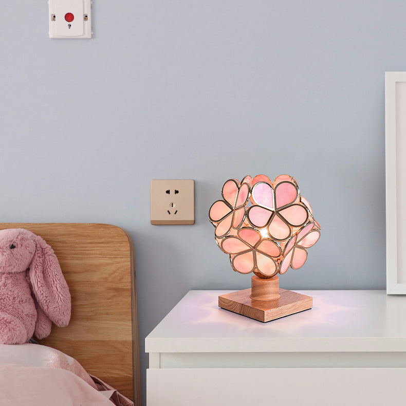 Blumenglas Nachttischlampe Tiffany-Nachttisch-Lampe für Schlafzimmer