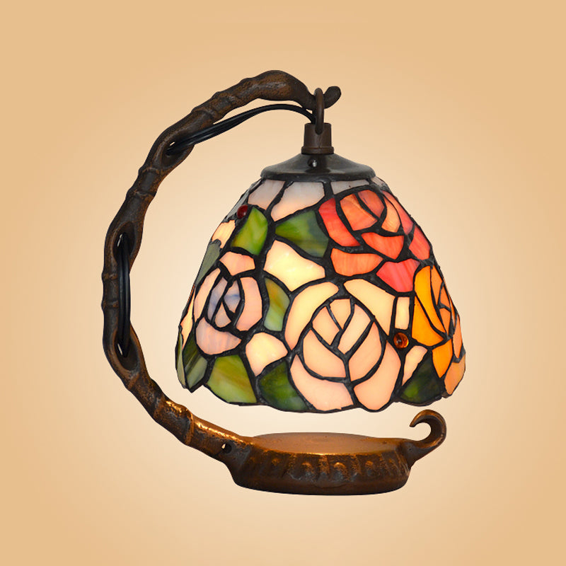 Tenue d'art tachée lampe de nuit ombragée