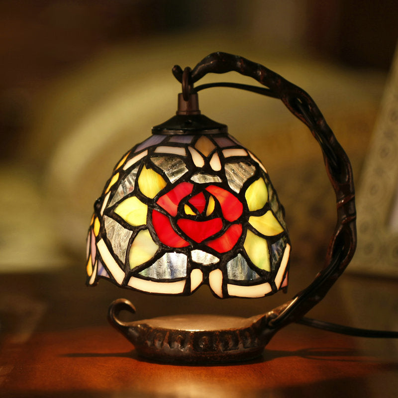 Tenue d'art tachée lampe de nuit ombragée