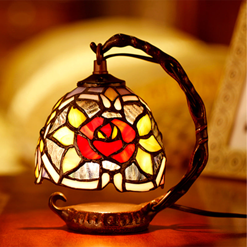 Tenue d'art tachée lampe de nuit ombragée