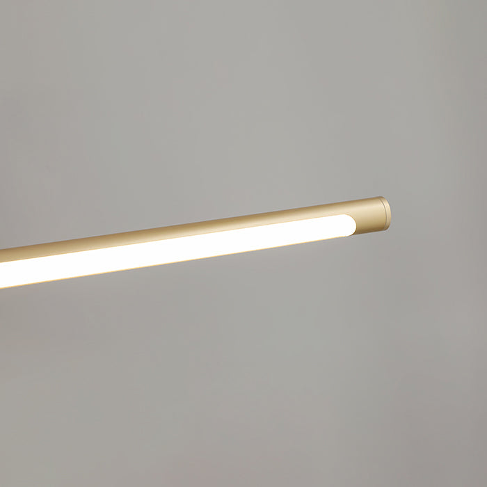 Modern Simplicity Gold Frame Lighting Fixture for Bathroom Powder Room Washroon