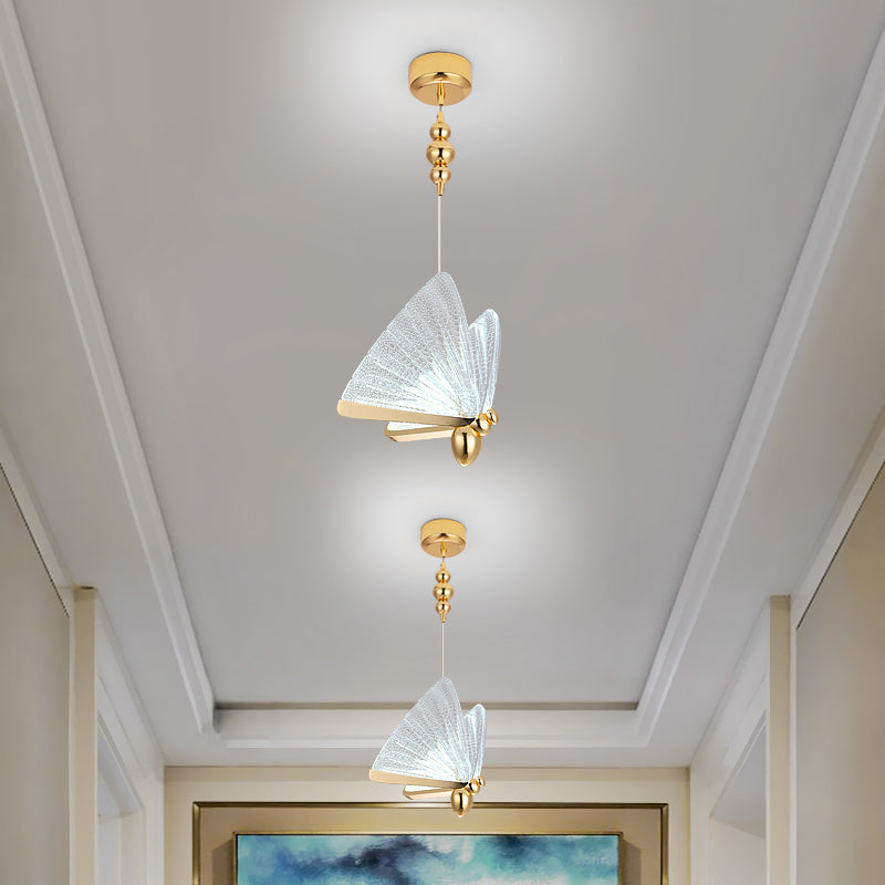 Nordischer Luxusstil Schmetterling Schatten Hängende Leuchte LED Butterfly Anhänger Kronleuchter