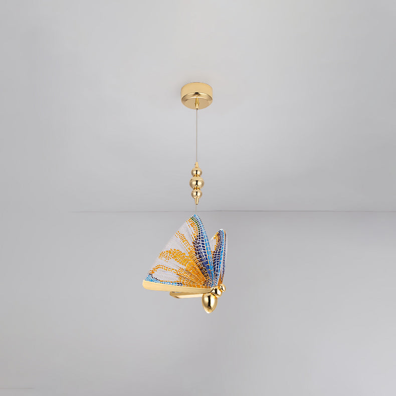 Nordischer Luxusstil Schmetterling Schatten Hängende Leuchte LED Butterfly Anhänger Kronleuchter