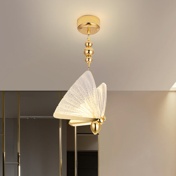 Nordischer Luxusstil Schmetterling Schatten Hängende Leuchte LED Butterfly Anhänger Kronleuchter