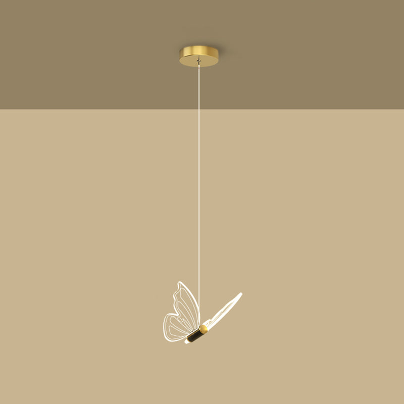 LED Butterfly Schatten Anhänger Kronleuchter nordisch Luxusstil Schmetterlingsleuchte für Wohnzimmer