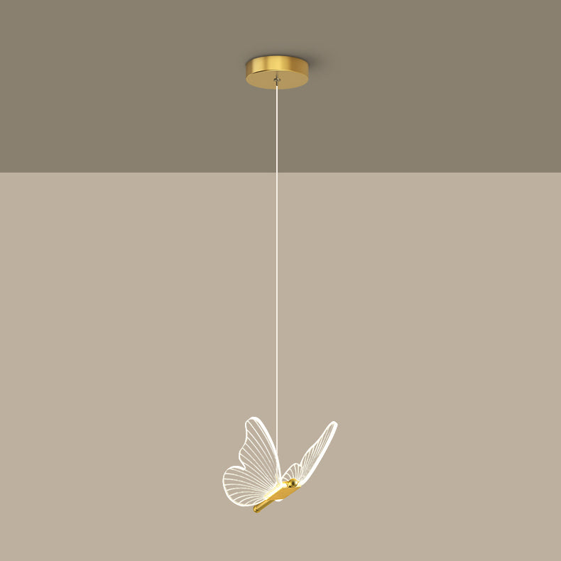 LED Butterfly Schatten Anhänger Kronleuchter nordisch Luxusstil Schmetterlingsleuchte für Wohnzimmer