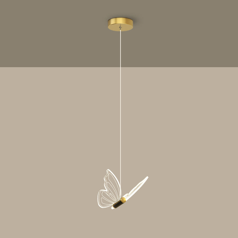 LED Butterfly Schatten Anhänger Kronleuchter nordisch Luxusstil Schmetterlingsleuchte für Wohnzimmer