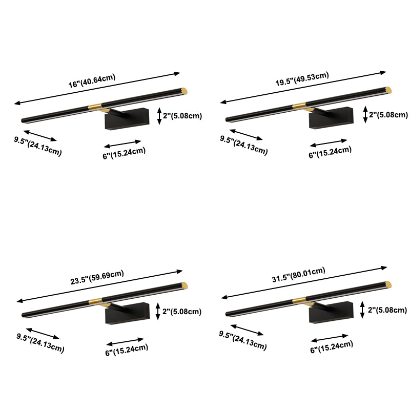 Modern Style Vanity Sconce Lights with Adjustable Arm for Bathroom Powder Room Washroom