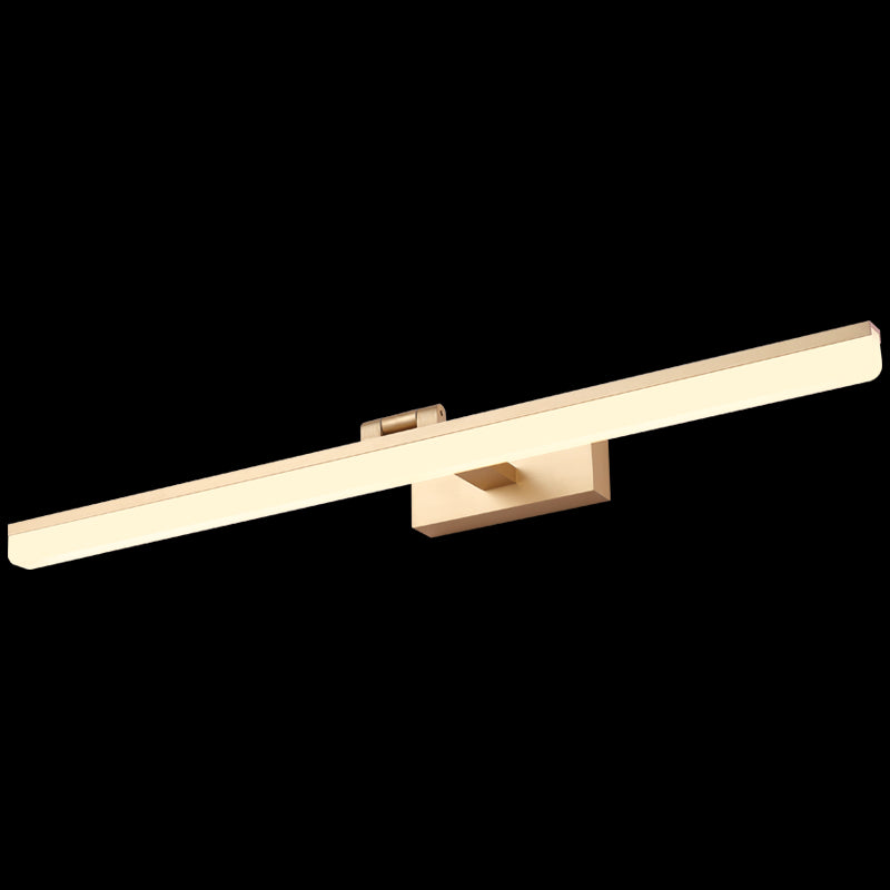 Specchio contemporaneo a LED LED Prononi leggeri con ombra acrilica per il bagno